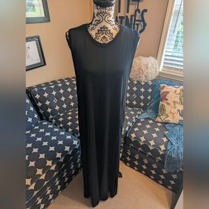 H&M black knit maxi M